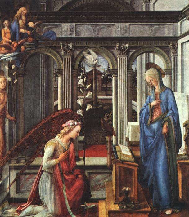 Fra Filippo Lippi The Annunciation   ttt china oil painting image